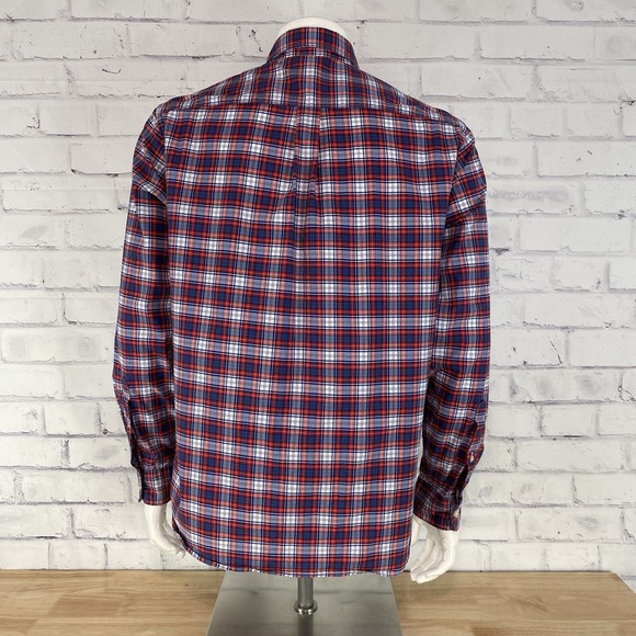 Vineyard Vines Shirt Men's Size Medium On The Go Performance Brr Button Up Plaid - Picture 6 of 12